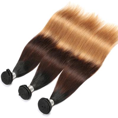 China Can Be Direct Tricolor Straight Hair Extensions Wig Hair Extensions Factory Supply Dyed Wholesale Perucke Gradient Hair Extensions for sale