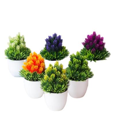 China Potted Bonsai Desktop Artificial Plant Decoration Plant for sale