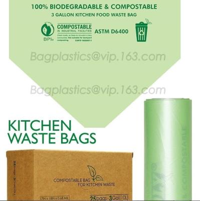 China bolso biodegradable y abonable del pago y envío que hace compras, bolso de basura que hace compras plástico reciclado en el rollo, comida biodegradable en venta