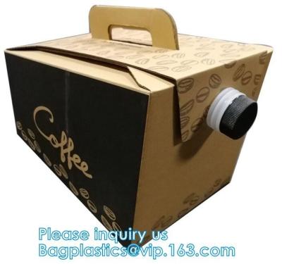 China Bolso de café caliente 96OZ en caja con el bolso de café caliente de la caja 3L en la caja Coffee&Tea, Dairy&Milk, jugo, Smoothies, bebidas espirituosas, agua, vino, en venta