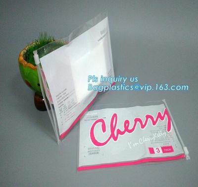 China Bolsos inferiores transparentes de la cremallera del pvc del resbalador k del escudete con el lazo de la tenencia, bolso biodegradable de la cremallera del resbalador, cremallera del resbalador en venta
