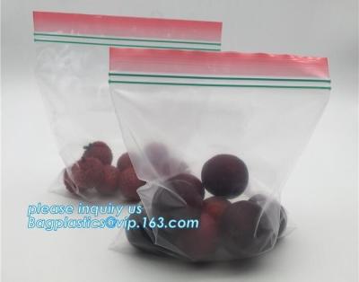 China Food grade ldpe  freezer quart size storage bags,  storage bags， storage bags  gusseted food bags flat for sale