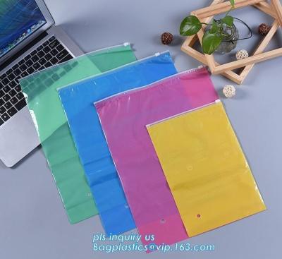 China bolsa de empaquetado de la cremallera del resbalador de la ropa plástica hermética, bolso para las necesidades diarias, zippe de la cremallera del bolso del resbalador del resbalador en venta