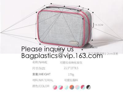 China Los cosméticos clasificados del tamaño ven a través de Mesh Make Up Cosmetic Bag, Eco que los fabricantes cosméticos amistosos del bolso helaron a EVA Cosmet en venta