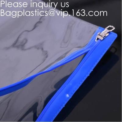 China El PVC EVA Plastic Pouches para los productos colgantes claramente compone la bolsa cosmética del PVC de EVA de la belleza cosmética de los bolsos del limpiador de cepillo para en venta