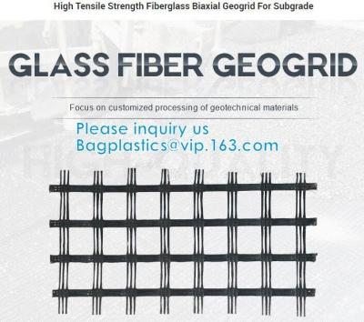 China Fibra Geogrid para la fibra de vidrio Geogrid biaxial de la construcción de la construcción de carreteras con la estabilización de suelo no tejida del geotextil en venta