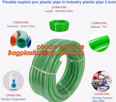 China Flexible Explain Pvc Plastic Pipe In Industry Plastic Pipe PVC Layflat Hose PVC Steel Wire Reinforced Hose PVC Fiber for sale