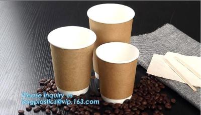 China Taza disponible impresa LOGOTIPO de encargo de papel del café, PAQUETE doble disponible vendedor caliente de la taza del papel de empapelar del aislamiento de calor del AMAZONAS en venta