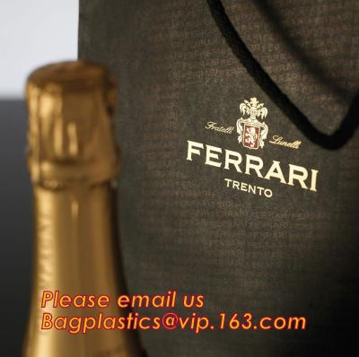 China bolsas de papel al por mayor de papel de lujo con la manija, bolsas de papel reciclables de lujo decorativas de la bolsa de la moda con sus los propio en venta