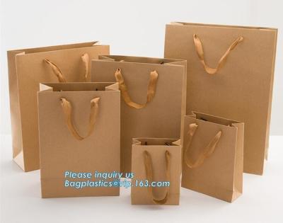 China Bolsas de papel impresas de lujo por encargo de la entrega rápida, PA de encargo reciclado de Logo Printed Shopping Packaging Craft Brown Kraft en venta