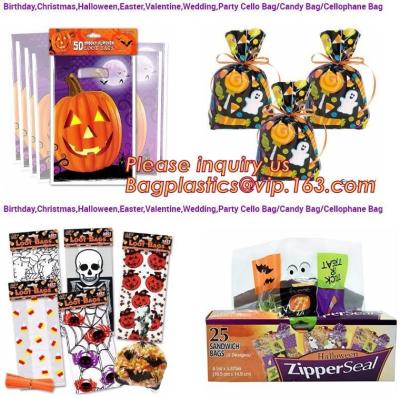 China Boda Halloween Opp de Pascua que imprime el bolso del caramelo de la Navidad que embala, PA de las galletas del caramelo de la bolsa del envase de comida de Halloween que cuece en venta