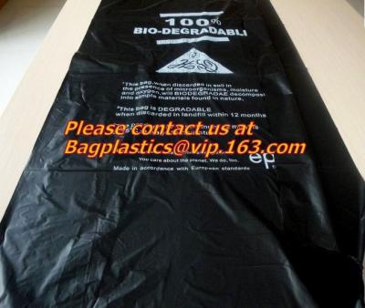 China Los bolsos del almidón de maíz, PLATrash empaquetan la basura del cuarto de baño empaquetan la papelera plástica pueden los trazadores de líneas para los compartimientos del hogar y de la oficina, cuenta 200 en venta