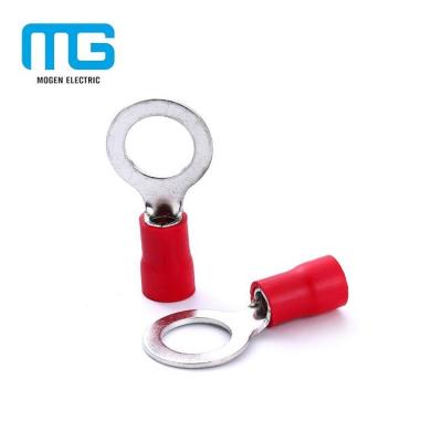 China Hot Wholesale PVC Brass Or Crimp Copper Ring Terminal Connector , Insulated Wire Connector Terminal for sale