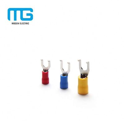 China Highest Quality Insulated Fork Type Copper Hook Spade Terminals for sale