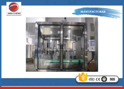 China Commercial Soybean Oil Bottle Filling Machine , Lube Oil Filling Machine PLC Control for sale