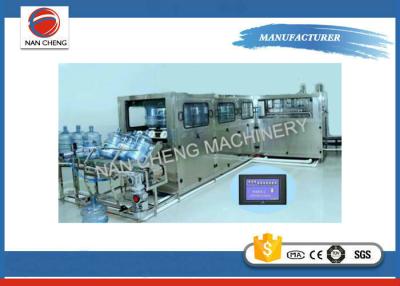 China 20 Ltr Water Jar Filling Machine 4 Filling Head , 5 Gallon Water Bottling Equipment 380V / 50HZ for sale