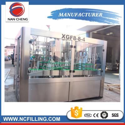 China 3 In 1 Automatic Water Bottle Filling Machine , Water Bottling Equipment Beverage Packaging for sale