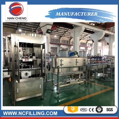 China Plastic Pet Bottle Shrink Sleeve Labeling Machine Touch Screen Operation Method for sale