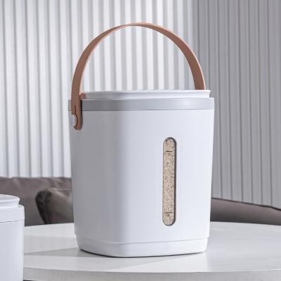 China Car Kitchen Smart Vacuum Container Rice Box Grain Moisture Proof Insectproof Bucket Sealed Potted Storage Pet Food Store Home Box for sale