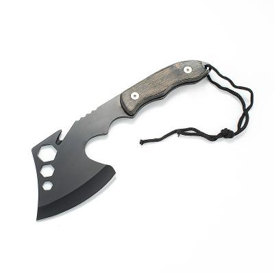 China Not Rated China most popular spanner wooden handle knife axe multi knife tool outdoor  fire axe for hunting camping  survival for sale