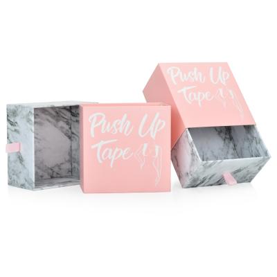 China Recyclable Gift Box Logo Boxes With Custom Pink Logo Printed Packaging Boxes Perfume Durable Skin Care for sale