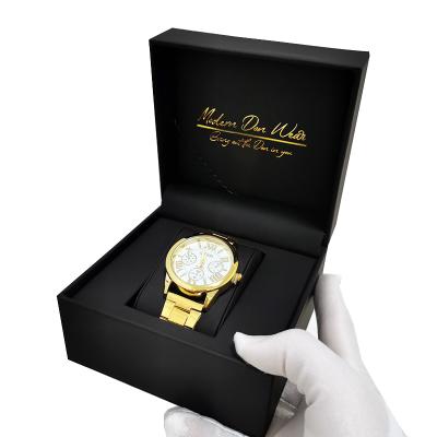 China Handmade Custom Luxury Paper Cardboard Wrist Watch Gift Watch Box Packaging Box de caja de reloj for watches for sale