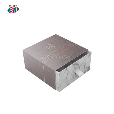 China Recycled Materials Drawer Design Jewelry Packaging Gift Custom Paper Slide Box for sale