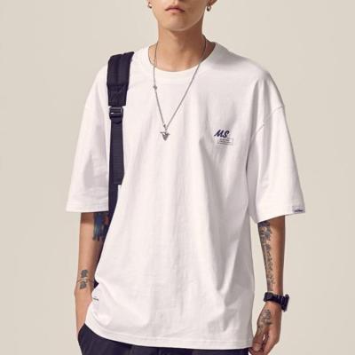 China high quality 100% cotton OEM wholesale Anti-wrinkle Logo Plain Men Oversized Tshirt for sale