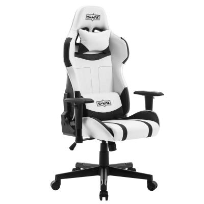 China SEB 2022 OEM ODM Cooling Synthetic Leather Racing White Silla Gamer Gaming Chair for sale