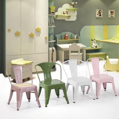 China Cooling SEB Hot Sale Modern Colorful Industrial Iron With Back Rest Dining Chair For Dining Room for sale