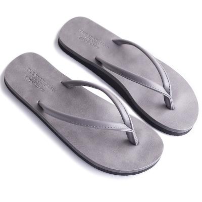 China Simple Design Men's Flip Flops Outdoor Stylish Beach Waterproof Outdoor Casual Men's Flip Flops for sale