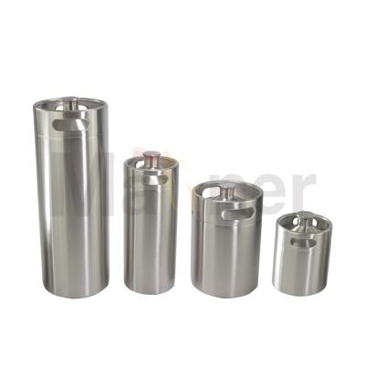 China Home Brew 2L /3.6L /4L /5L /10L 64oz 128oz Viable Home Brew 304 Stainless Steel Mini Keg for sale