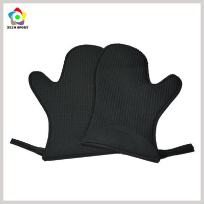 China Factory OEM Neoprene Printed Oven Mitts Gloves Heat Resistant Kitchen Potholders Cooking for sale