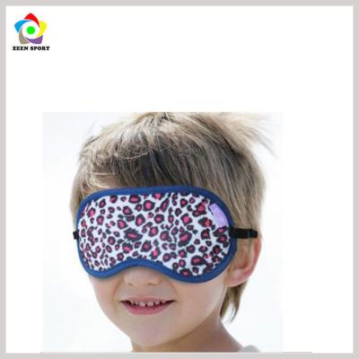 China Soft Kids Dark Cartoon Circles Sleep Mask Eye Cover Children Travel Rest Shading Blindfold for sale