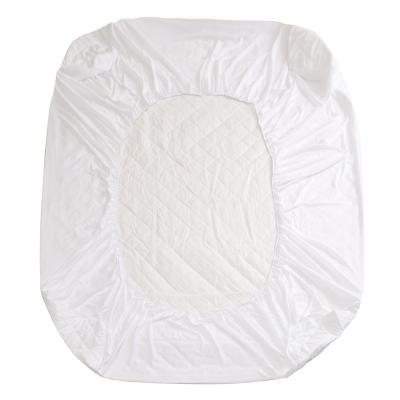 China Folded White Waterproof Protector Sheets For Fitted Crib Crib Sheet for sale