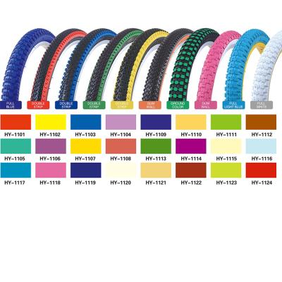 China Best Quality BMX Bike Parts Road Bike Tires Colorful Mountain Bicycle Tires for sale