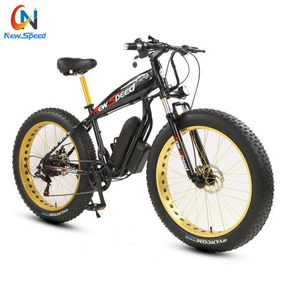 China Fat bike cheap electric fat bike steel tire electric bicycle 500 watt mountain electric bicycle for sale