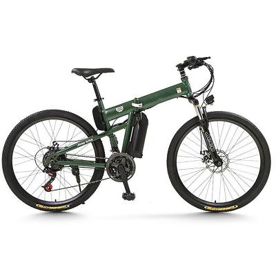 China Folding electric bicycle 500W 48V 26inc electric mountain bike steel cheap folding electric bicycle for sale