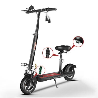 China Wholesale unisex adults scooter electrico/2 wheel folding electric scooter 10.5inch aluminous alloy frame with seat for sale