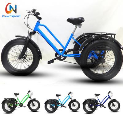 China Wholesale 20 inch 7 speed adult snow tricycle tricycle customized good quality 3 wheel fat tricycle for adults for sale