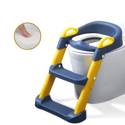 China Eco - Friendly Baby Training Toilet Ladder Potty Seat With Ladder for sale