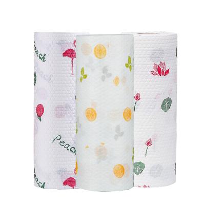 China Hot Sale Kitchen Paper Towel Eco-friendly Strong Oil Absorption Kitchen Towel Embossed Kitchen Roll Tissues for sale