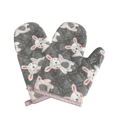 China New Arrival Minimalist Kitchen Factory Oven Gloves Mitts Cooking Gloves Heat Resistant Mitt for sale