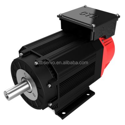 China CTB High Precision AC Motor 1500 RPM / 6000 RPM Totally Enclosed Spindle Servo Motor for sale