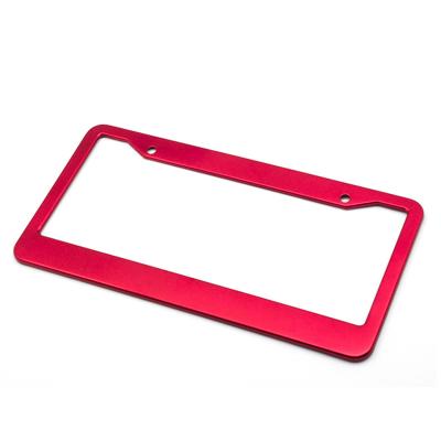 China Blank Sublimation License Plate Frame Customized Logo License Plate Frame Carbon Fiber Decoration Car Motorcycle Car Number License Plate Frame for sale