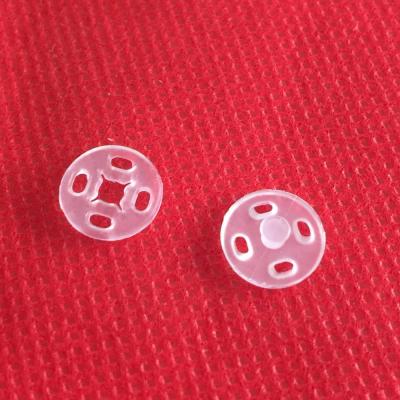 China Clear Plastic Intimate Snap Underwear Button for sale