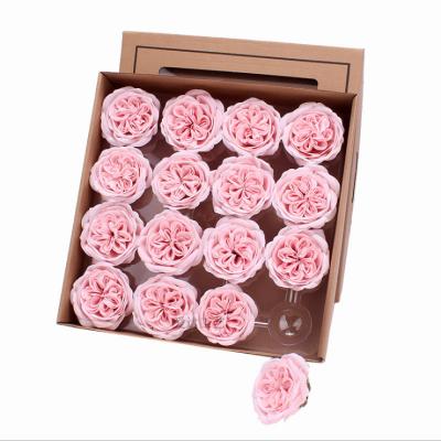 China 2021 New Hot Sale Eco-friendly Austin Rose Soap Flower Giant Soap Flower Gift Box With Big Flower Head for sale