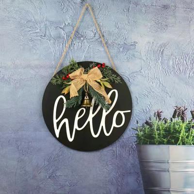 China New Home Decor Garland Door Hanging Ideas Garden Hanging Hangings Easter Christmas Home Decor for sale