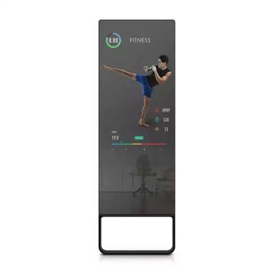 China Espejo interactivo modificado para requisitos particulares del ejercicio, espejo lleno del gimnasio del cuerpo con la pantalla LCD en venta