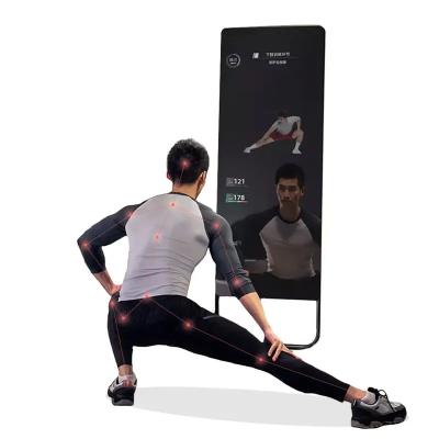 China Piso casero interactivo del espejo del gimnasio de la pantalla LCD que representa el ODM del deporte del ejercicio en venta